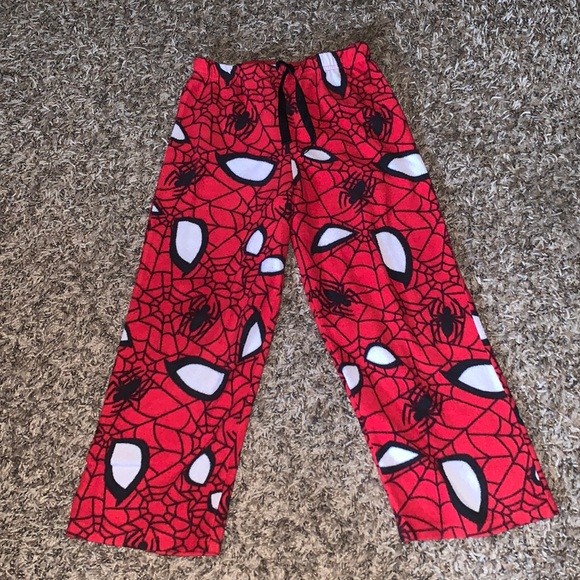 Plush Fleece Pajama Pj Pants Spider Man Miles Morales Pajamas Mens